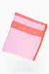 Embroidered shawl in cotton gauze.